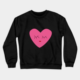 cute heart Crewneck Sweatshirt